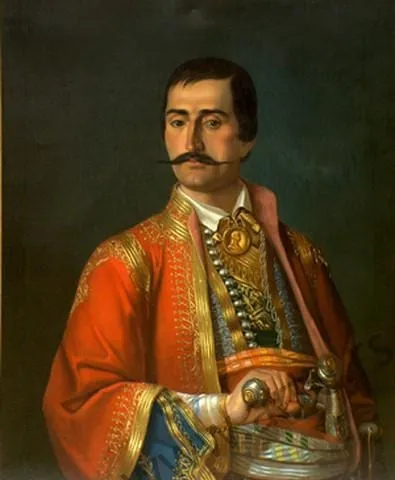 Portret Hajduk Veljka Petrovića, rad Uroša Kneževića