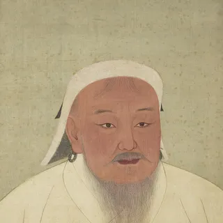 Portret Čingis-kana iz kineskog albuma vladara dinastije Juan
