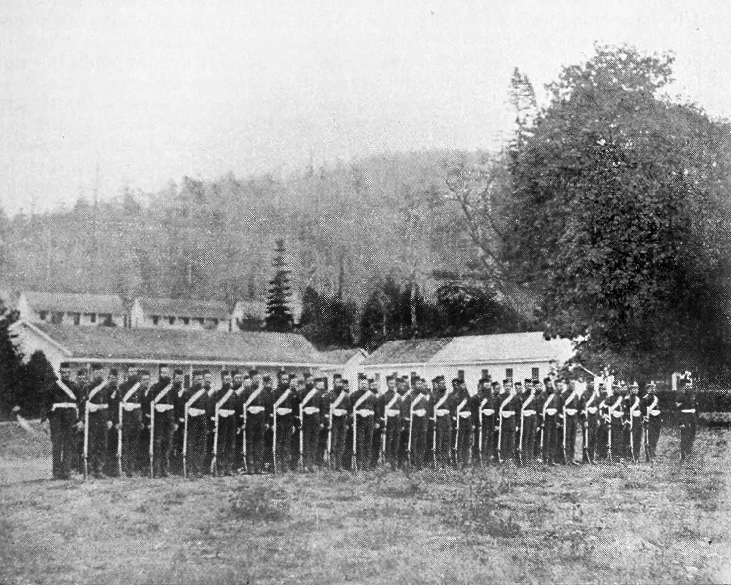 Britanske trupe napuštaju ostrvo San Huan, 1872. godine